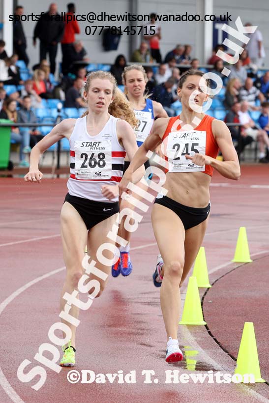 SSenior womens 800 metres, Northern Championships, Sport City, Manchester. Photo: David T. Hewitson/Sports for All Pics
